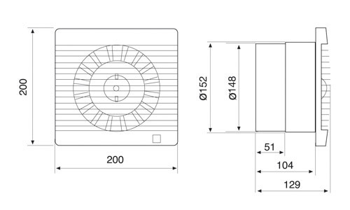 Накладной вентилятор Soler & Palau Decor 300C