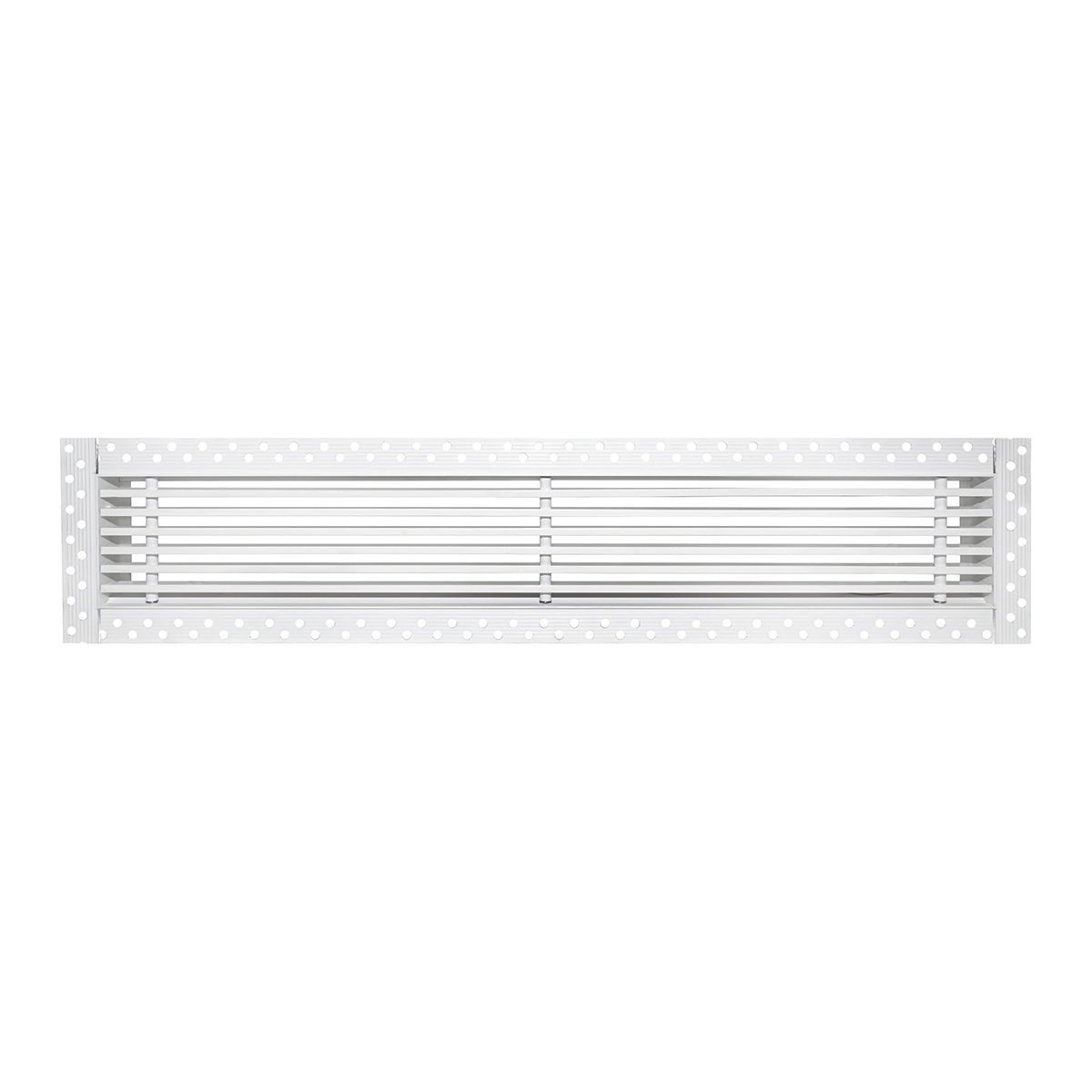 Дизайнерская съемная решетка для скрытого монтажа Brofer FUTURE-10 500x100 белая