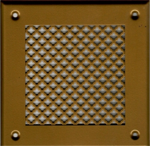 Решётка 210 250 золото, мелкий цветок